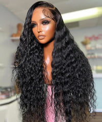 5x5 frontal water wave wig